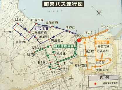 町営バス運行図